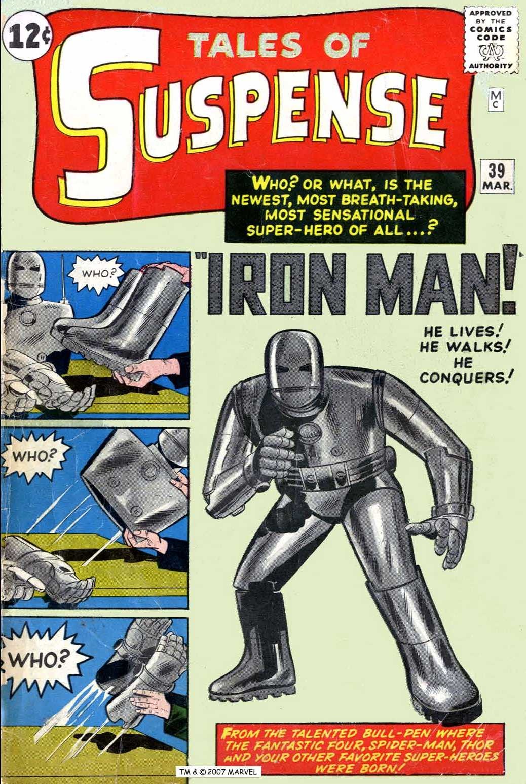 Tales of Suspense #39 (March 1963) cover