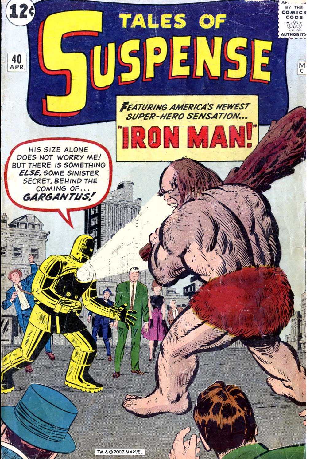 Tales of Suspense #40 (April 1963) cover