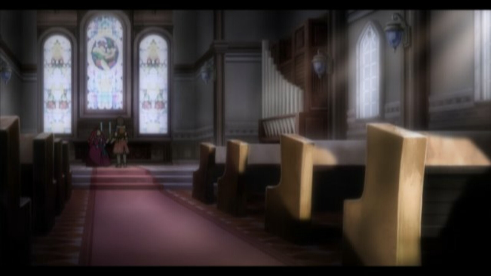 Rune Factory Frontier Screenshot: Anime scene meeting mist