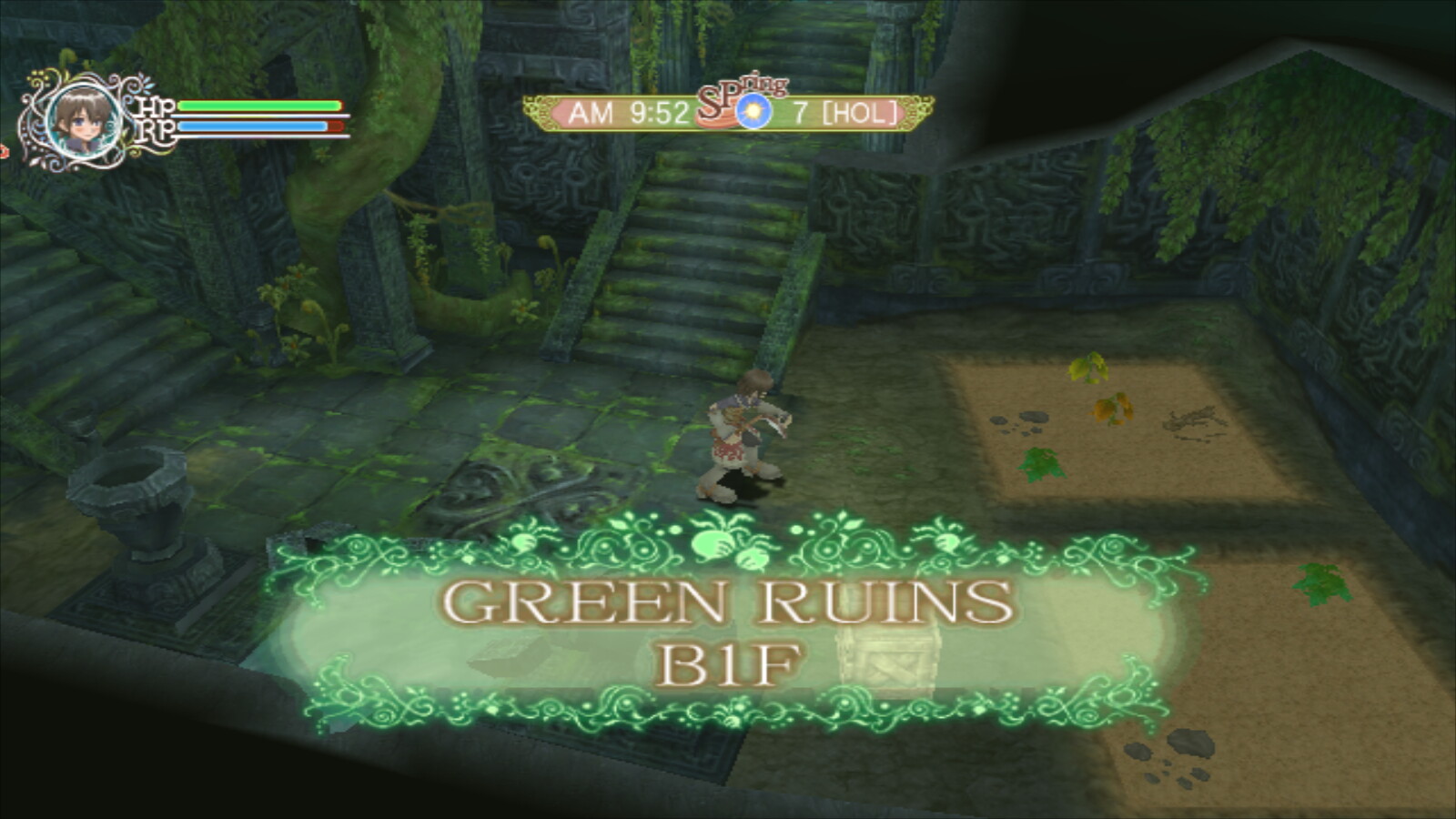 Rune Factory Frontier Screenshot: Green Ruins