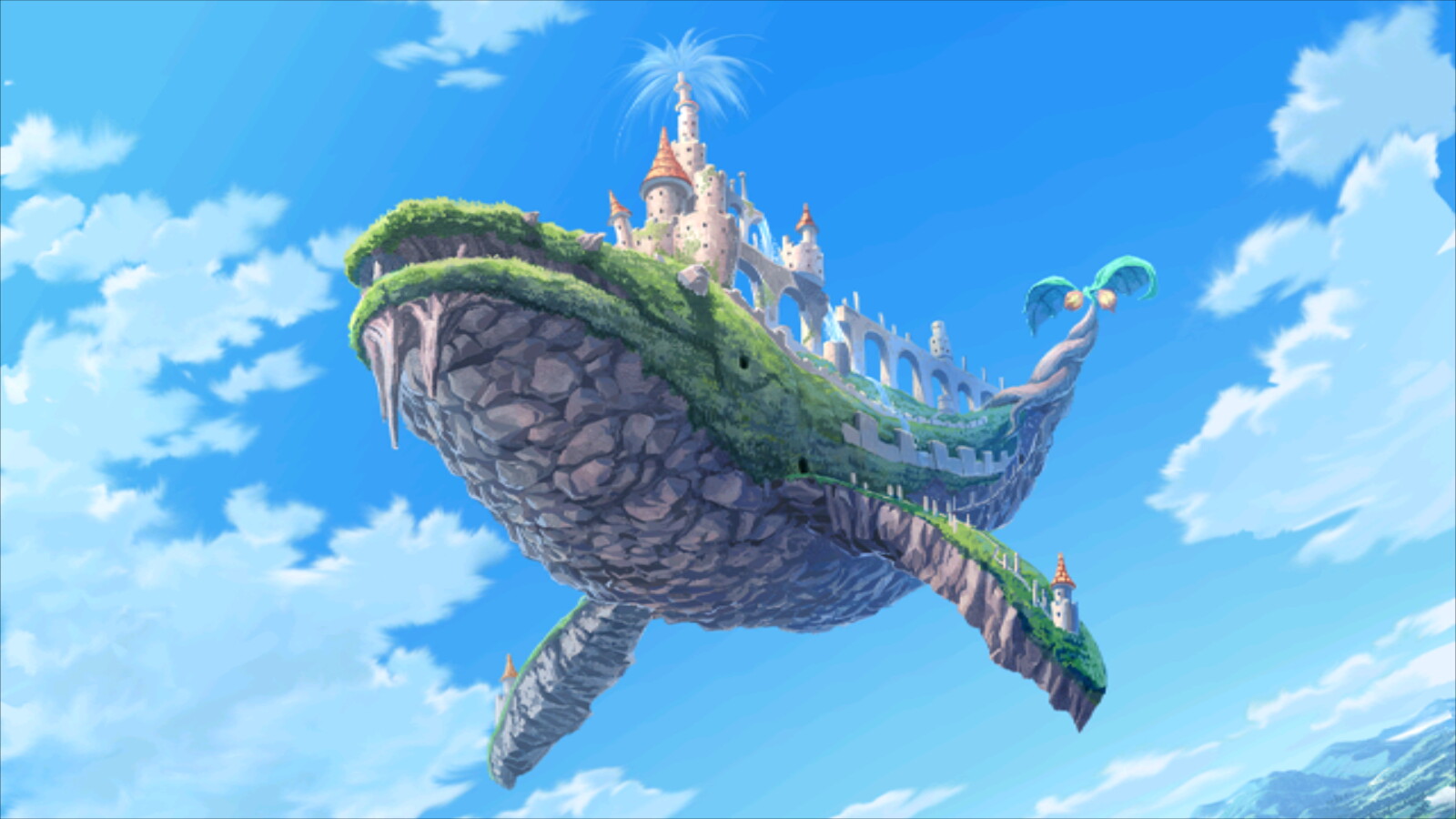 Rune Factory Frontier Screenshot: Whale Island
